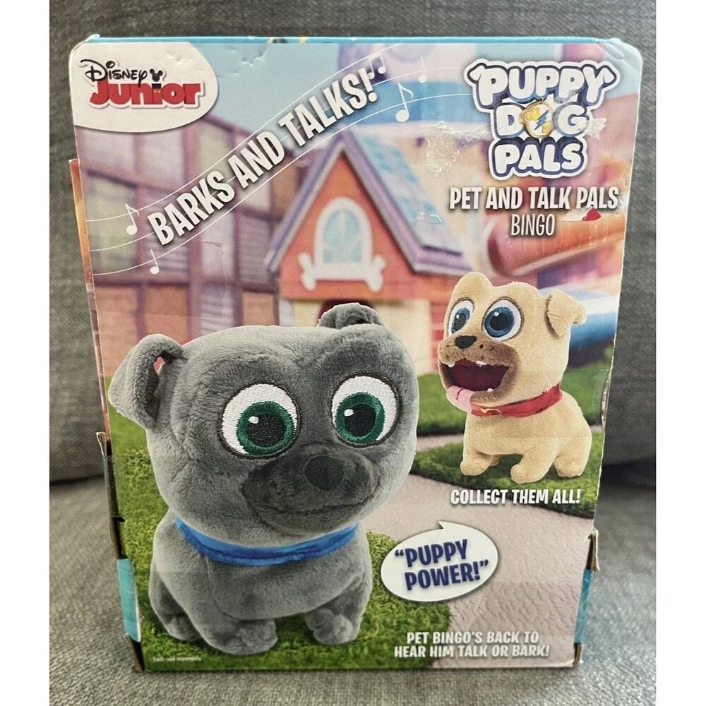 Puppy Dog Pals Pet And Talk Bingo Disney Junior Gray New In Box Working